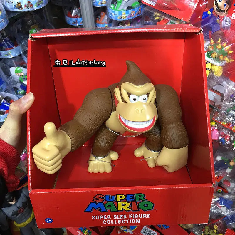 New Anime Large Size Bowser Figures PVC Bros Hat Can Take off Toy Model for Kids