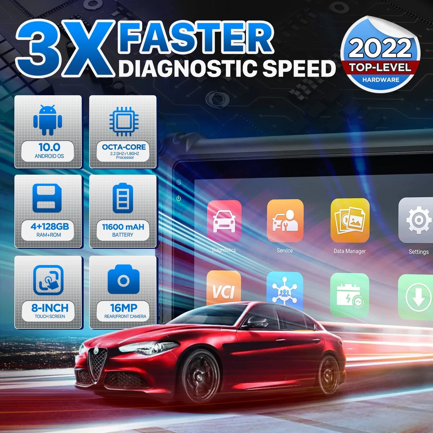 Autel Maxicom MK906S Pro Car Diagnostic Tools OBD2 Automotive Scanner Advanced ECU Coding Tool