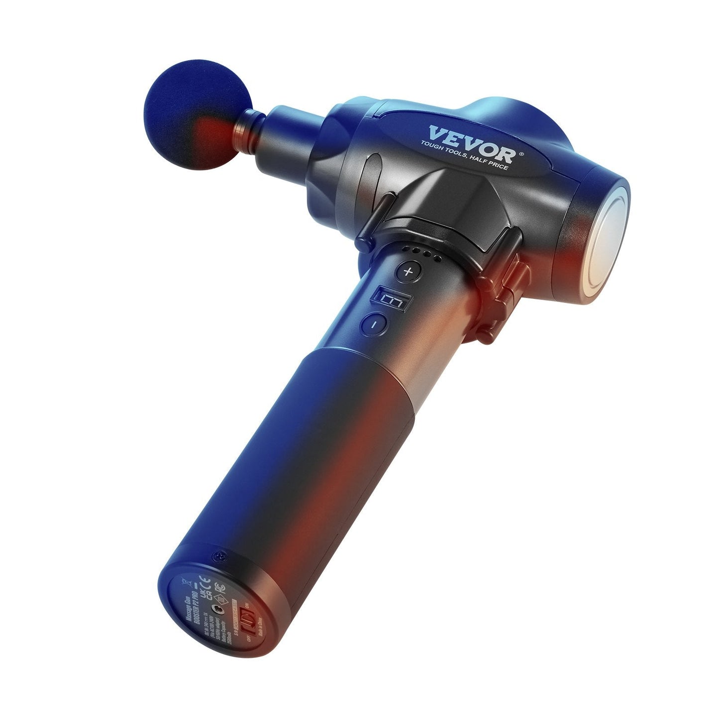 Massage Gun Deep Tissue with 9 Speed Levels & 6 Massage Heads, 24V 2500Mah Batteries, Percussion Muscle Massager for Athletes, Handheld Electric Massage Gun for Pain Relief, Muscle Relaxation