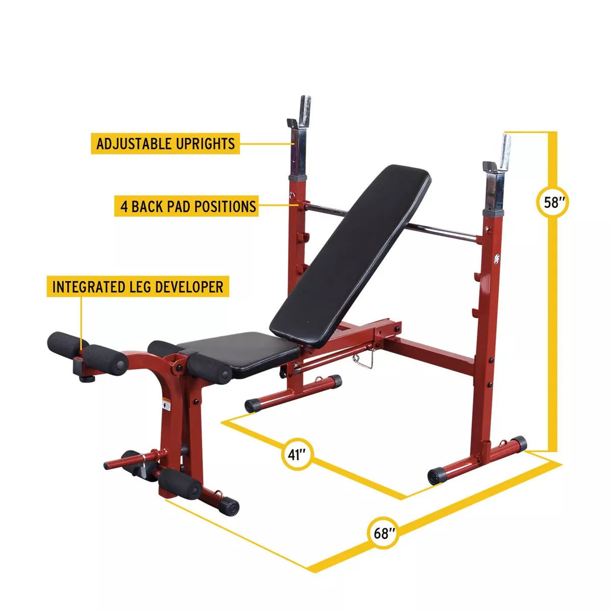 Olympic Weight Bench for Strength Training and Fitness Development