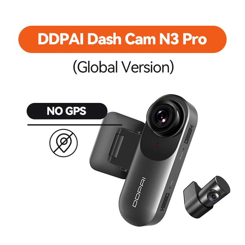 Mola N3 Pro Dash Camera Driving Vehicle Cam Wifi Smart Connect Car Recorder 2.5K Car DVR Dash Camera