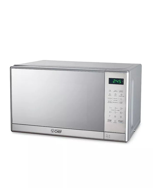 0.7 Cubic Foot Stainless Steel Countertop Microwave