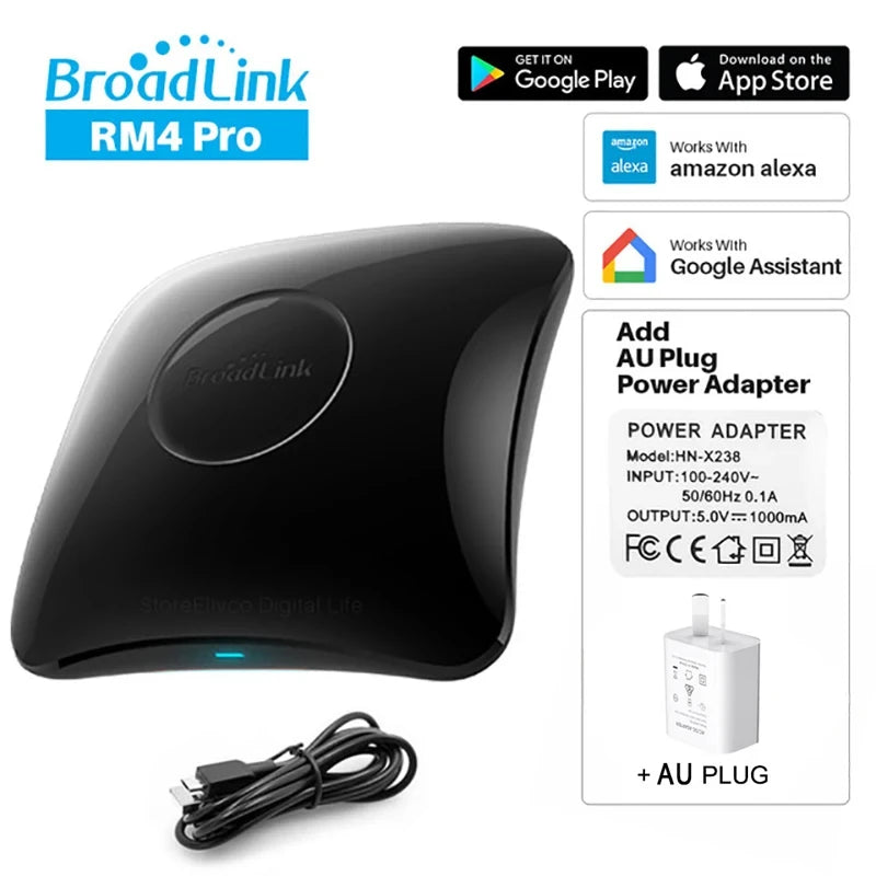 Original RM4 Pro IR RF WIFI Universal Smart Remote Control Rm4Pro Smarthome Automation Work with Alexa and Google Home