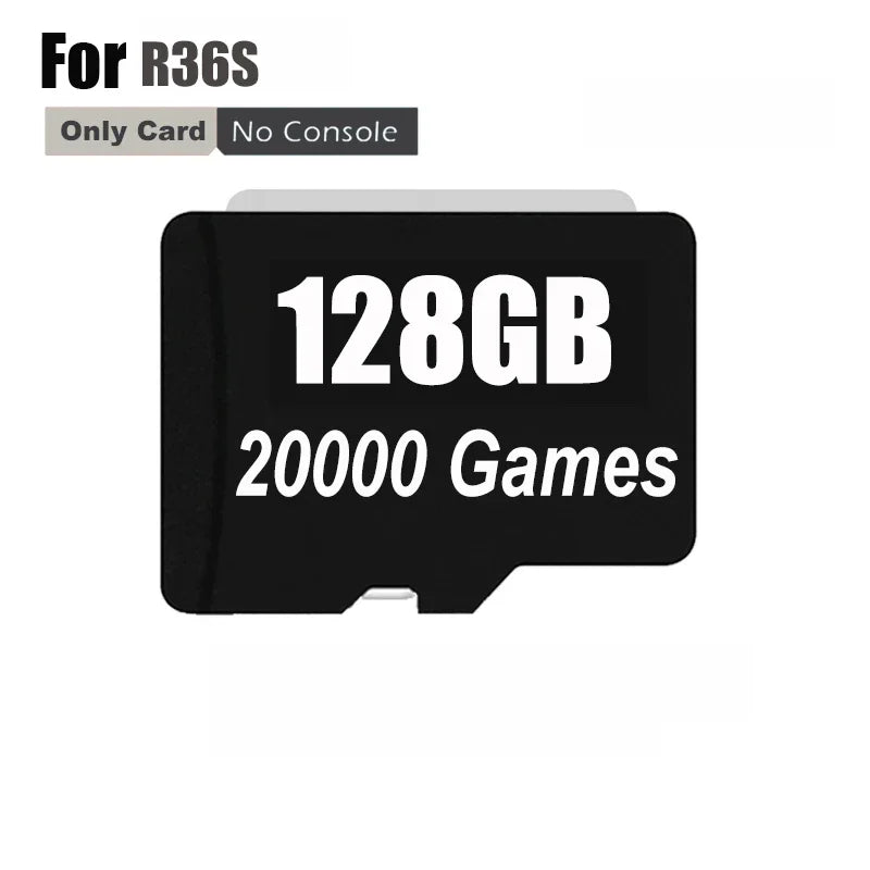 SD Card for R36S Retro Handheld Video Game Console Linux System ARKOS Portable Player 64GB 128GB 256GB Games