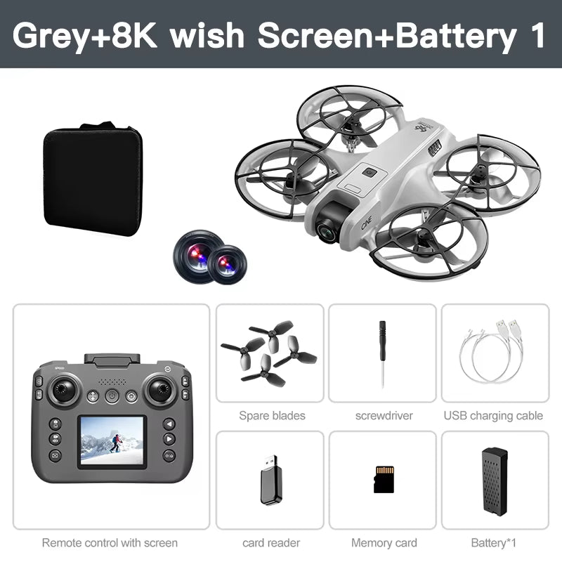 Xiaomi V666 Mini Drone 4K Professional Aerial 8K Dual Camera Intelligent Obstacle Avoidance Brushless Quadcopter Kid RC Toy