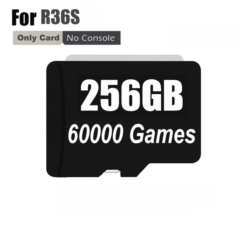 SD Card for R36S Retro Handheld Video Game Console Linux System ARKOS Portable Player 64GB 128GB 256GB Games