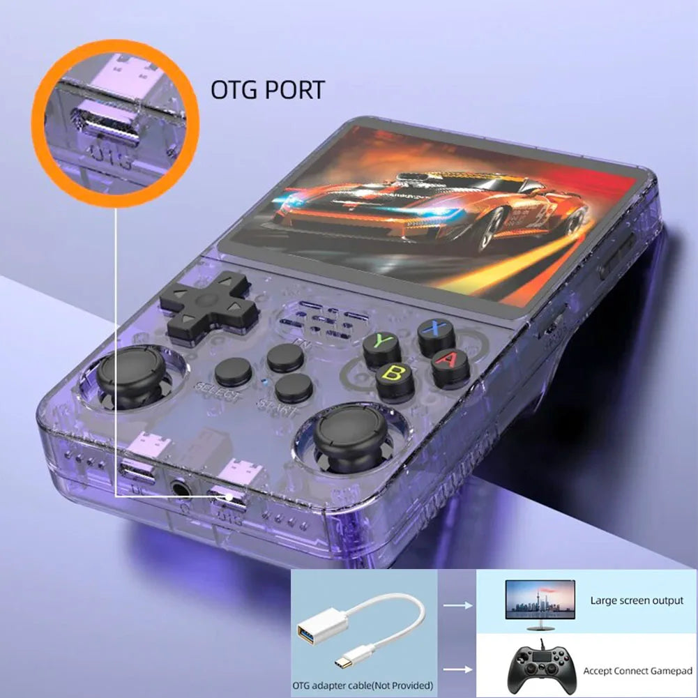 Handheld Game R36S Console Open Source Retro 3.5 Inch IPS Screen Game Console Linux System Screen Portable Pocket Classic Gaming
