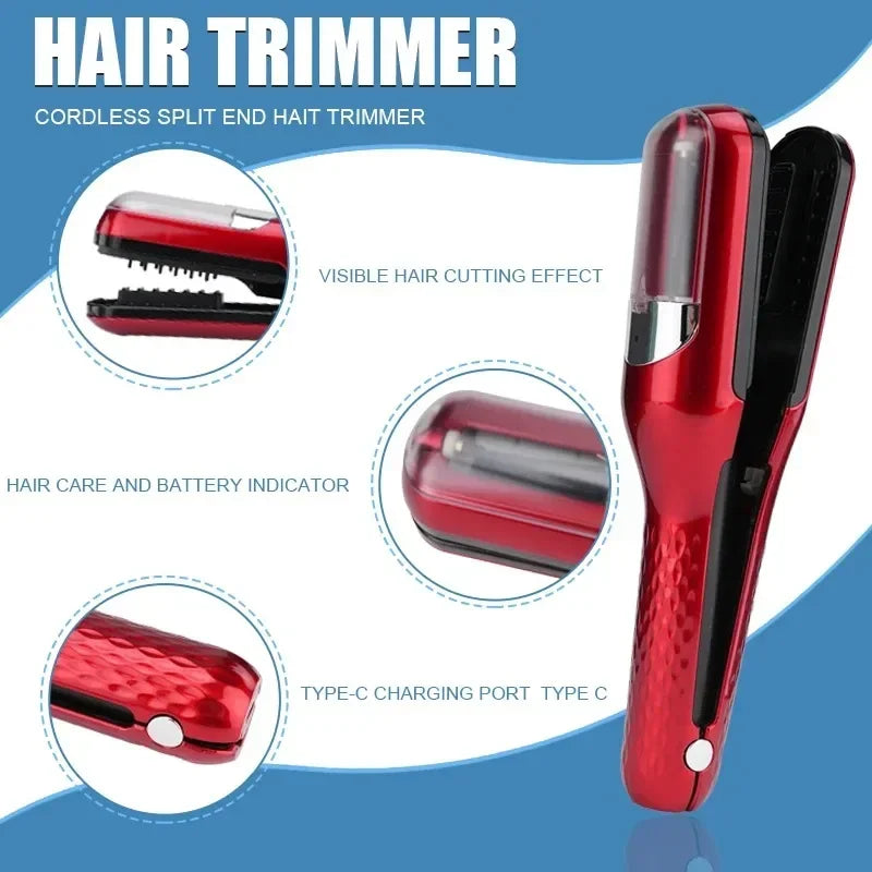 Automatic Split End Trimmer Split End Remover Professional Split End Trimmer for Damaged Hair Rechargeable Hairdresser