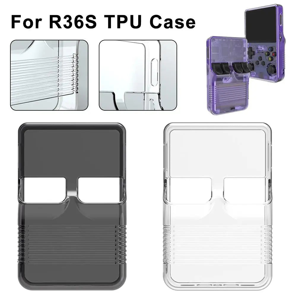 Portable Game Console Protective Case for R36S Silicone Protective Cover Antiscratch Storage Box Washable Silicone Case for R36S