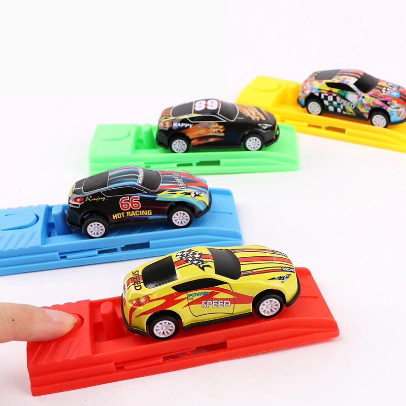 10Pcs Children Alloy Shooting Flying Racing Car Toys for Kids Boy Birthday Party Favors Baby Shower Guest Gifts Pinata Fillers