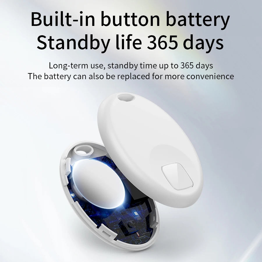 Mini Smart Bluetooth GPS Tracker Find My App Airtag Locator Key Backpack Pet Kid Car Finder Anti-Lost Device Alarm Positioner