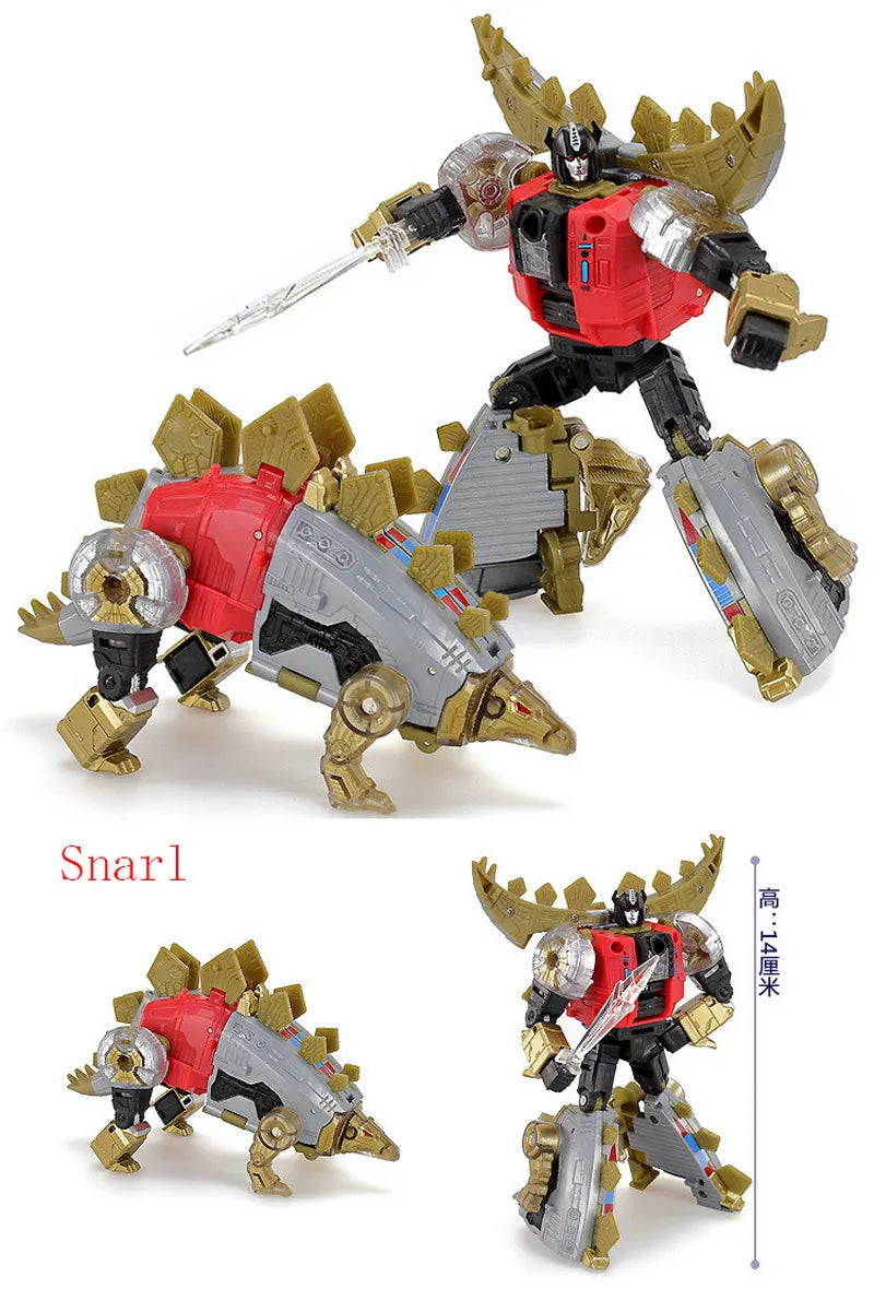 BPF 5IN1 Combination Transformation Toy G1 Dinosaur Dinoking Volcanicus Deformation Grimlock Swoop Sludge Slag Snarl Model Robot