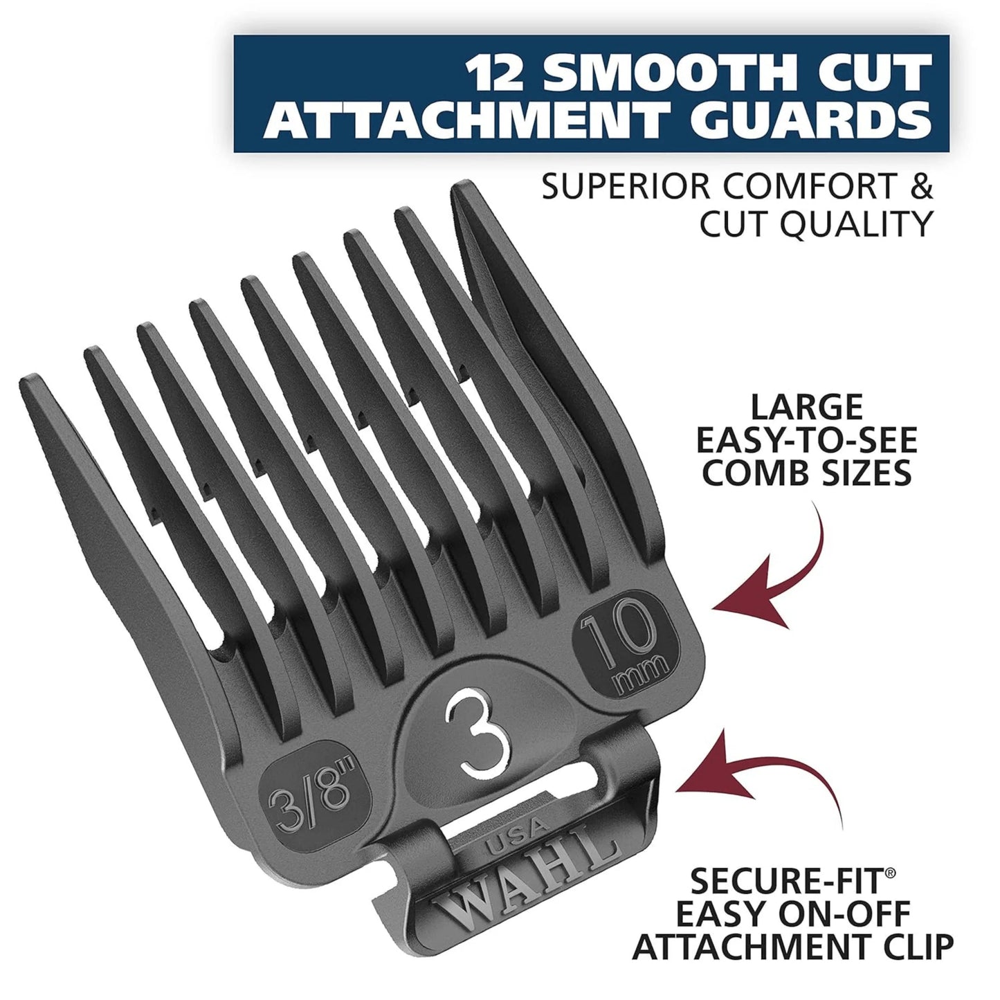 Wahl Clip-N-Trim 20-Piece Hair Clipper Kit Made in USA