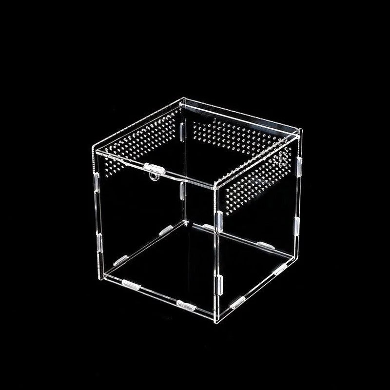 Reptile Habitat Terrarium Breeding Box Acrylic Case Nano Arboreal Tarantula Enclosure Spider Scorpion Bearded Dragon Habitat