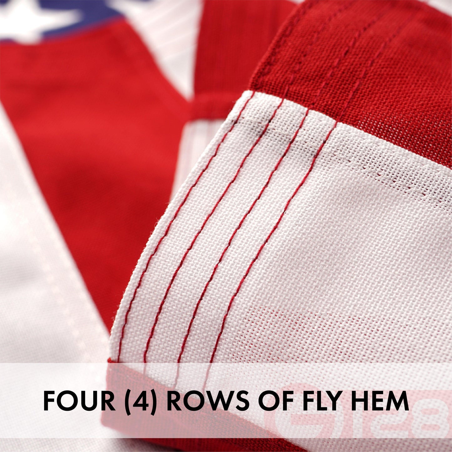 American Flag 220GSM Embroidered Spun Polyester 3X5 Ft