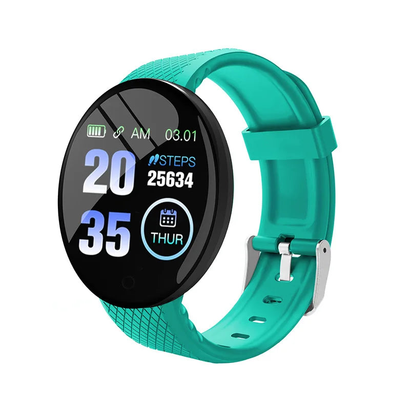 D18 Smart Watch for Ios Android Men Waterproof Smartwatch Women Sleep Monitor Message Fitness Tracker Bracelet Sport Watches SMS