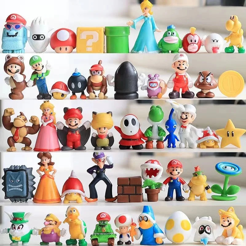 New Anime Large Size Bowser Figures PVC Bros Hat Can Take off Toy Model for Kids