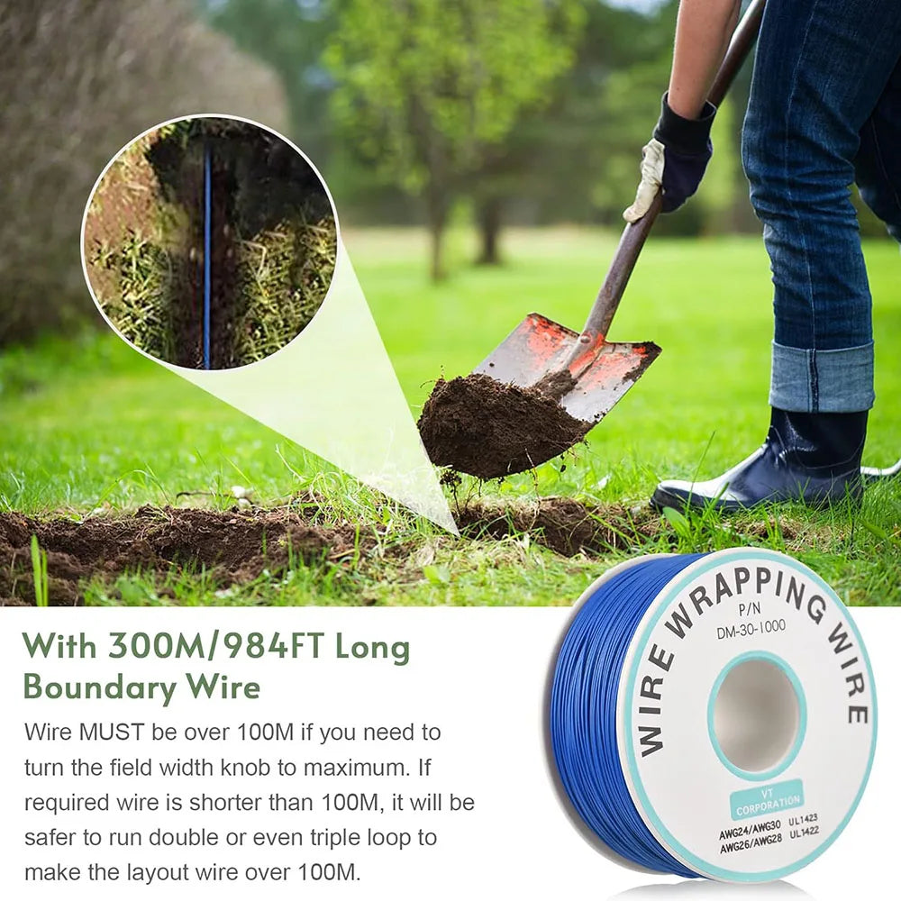 Ultimate Electric Pet Fence Collars for Stubborn Dogs - In-Ground/Aboveground Boundary System for Up to 1/2 Acre