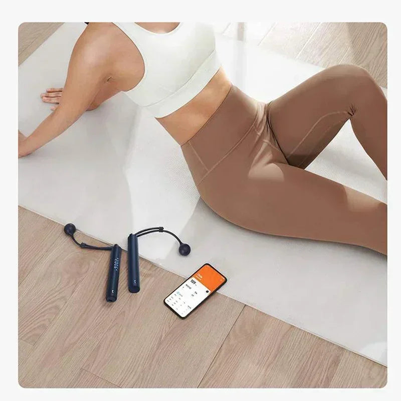 Smart Skipping Jump Rope XMSR-P803 Counter with Fit App Adjustable Calorie Calculation Sport Fitness Professional