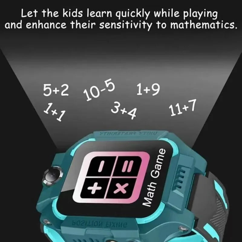 Kids 4G Smart Watch SOS GPS Location Sim Card Call Camera Child Smartwatch Camera Waterproof Watch Gift for IOS Android