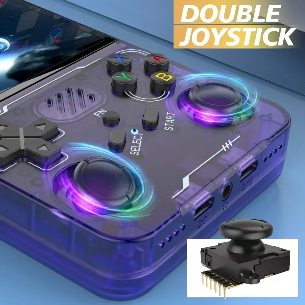R36S Updated R36XX Retro Handheld Game Console Linux ARKOS 3.5Inch IPS Screen Portable Pocket Video Player Wi-Fi Games Kid Gift