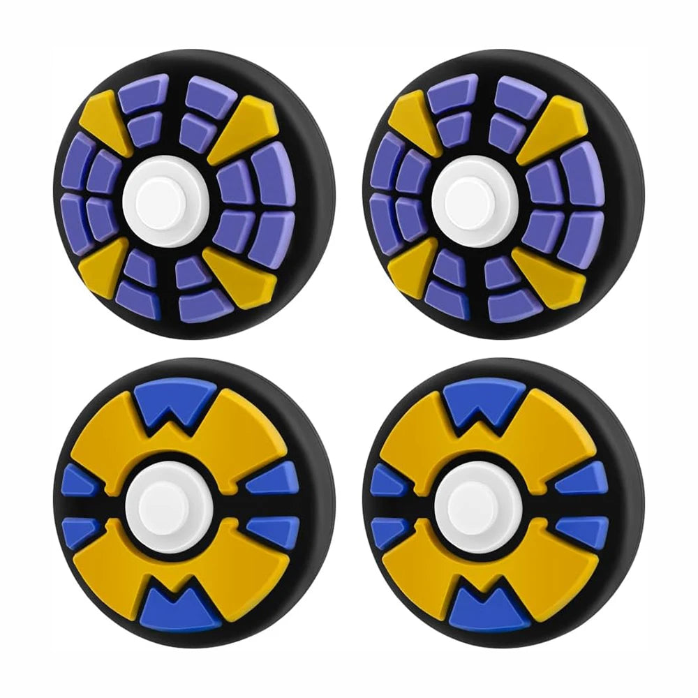 4Pcs Cartoon Silicone Analog Thumb Grip Caps Compatible with Nintendo Switch Oled/Switch Lite/Switch Joystick Protective Cover
