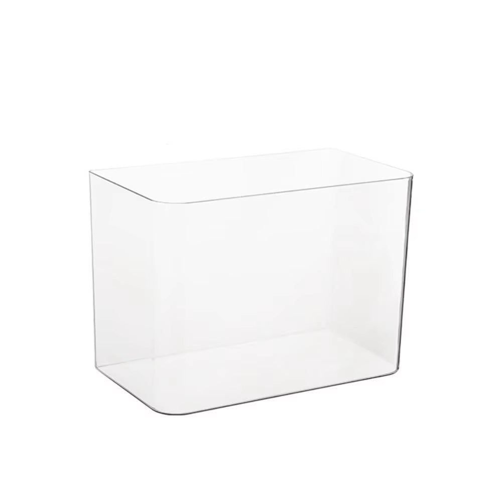 PET+ABS Fish Tank New Transparent with Lid Aquarium Drop Resistant Hydroponic Tank Turtle Tank Home