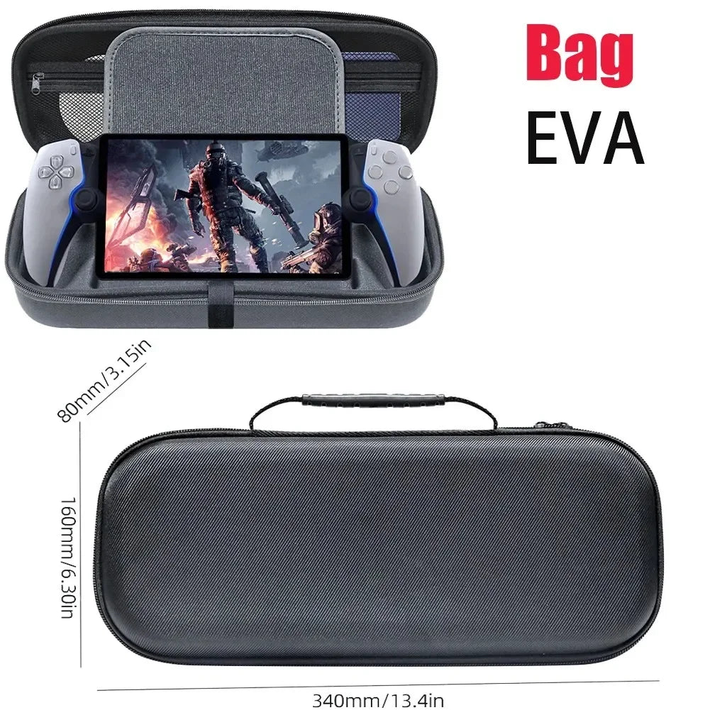 Carrying Case for PS5 Portal Case EVA Hard Carrying Case Storage Bag Anti-Scratch Travel Carry Handbag for Playstation 5 Portal