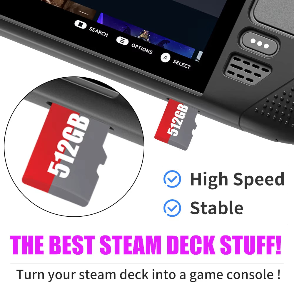 Batocera Tf/Game Card for Steam Deck/Windows Pc/Mac/Handheld Game Console for PS3/PS2/SS/PS1/PSP/DC/MAME 70+Emulators&51400+Game