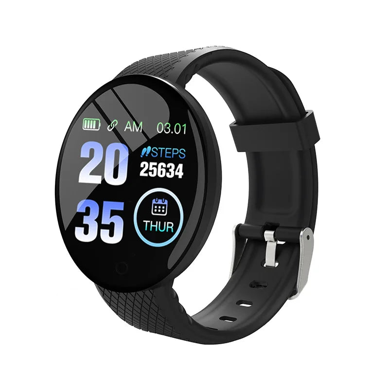 D18 Smart Watch for Ios Android Men Waterproof Smartwatch Women Sleep Monitor Message Fitness Tracker Bracelet Sport Watches SMS