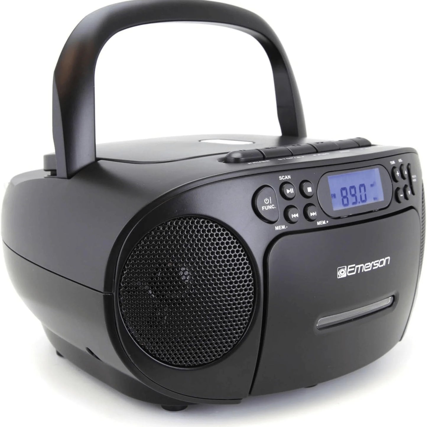 Emerson Portable Cd/Cassette Boombox with AM/FM Radio