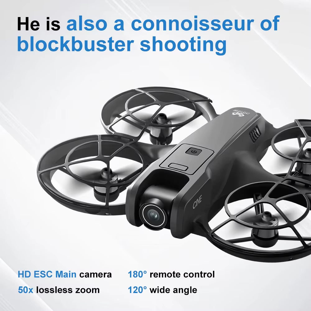 Xiaomi V666 Mini Drone 4K Professional Aerial 8K Dual Camera Intelligent Obstacle Avoidance Brushless Quadcopter Kid RC Toy