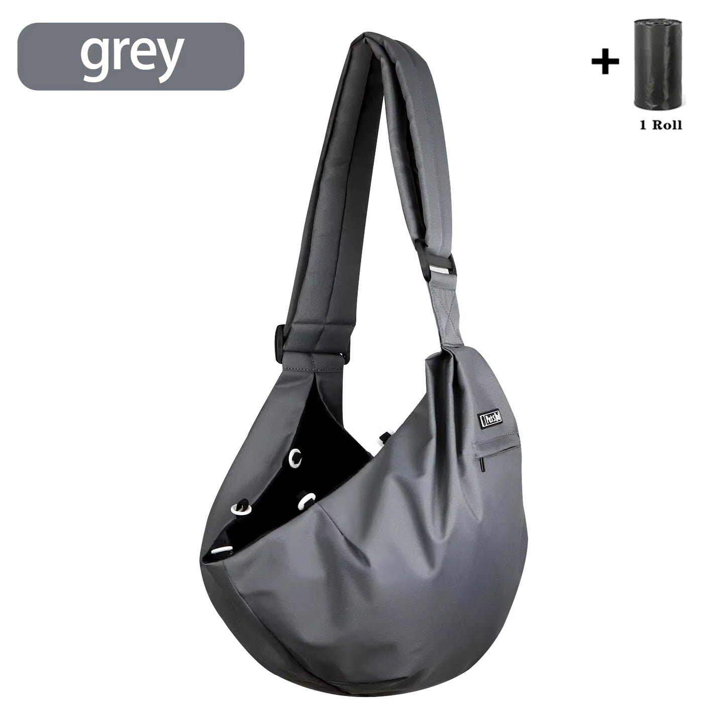 Stylish Pet Sling Carrier Bag for Small Dogs and Cats - Portable Nylon Shoulder Messenger for Outdoor Adventures
