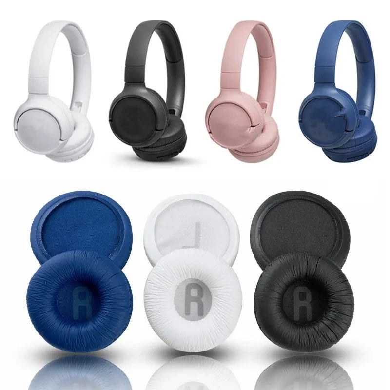 Replacement Ear Pads Soft Leather Foam Pads for JBL Tune 600, T450, T450BT, T500BT, JR300BT, 70Mm, 1 Set