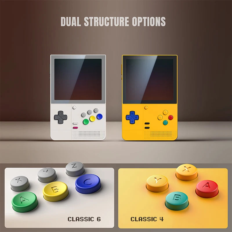 Classic Classic Retro Handheld Video Game Console 3.92 AMOLED Screen Android 14 PSP PS2 Games