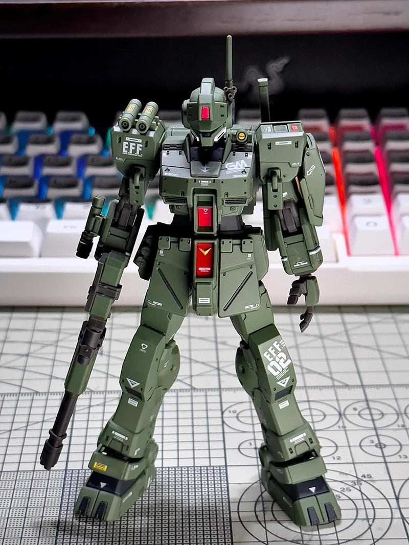 1/144 XFS HG RGM-79S GM Spartan Assembly Model Kit Collection Decorate Model Action Figures Fiugrine Plastic Hobby Doll Toy Gift