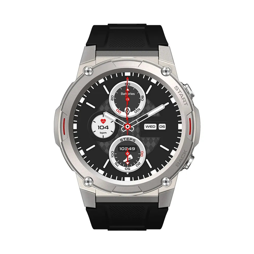 VIBE 7 PRO Voice Calling Smart Watch 1.43 Inch AMOLED Display Hi Fi Phone Calls Toughness Sports Smartwatch for Men