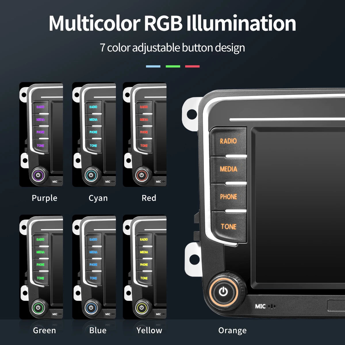 2Din Android 13 Car Radio GPS for VW / Volkswagen Skoda Octavia Golf 5 6 Touran Passat B6 Polo Jetta 2Din Radio Player