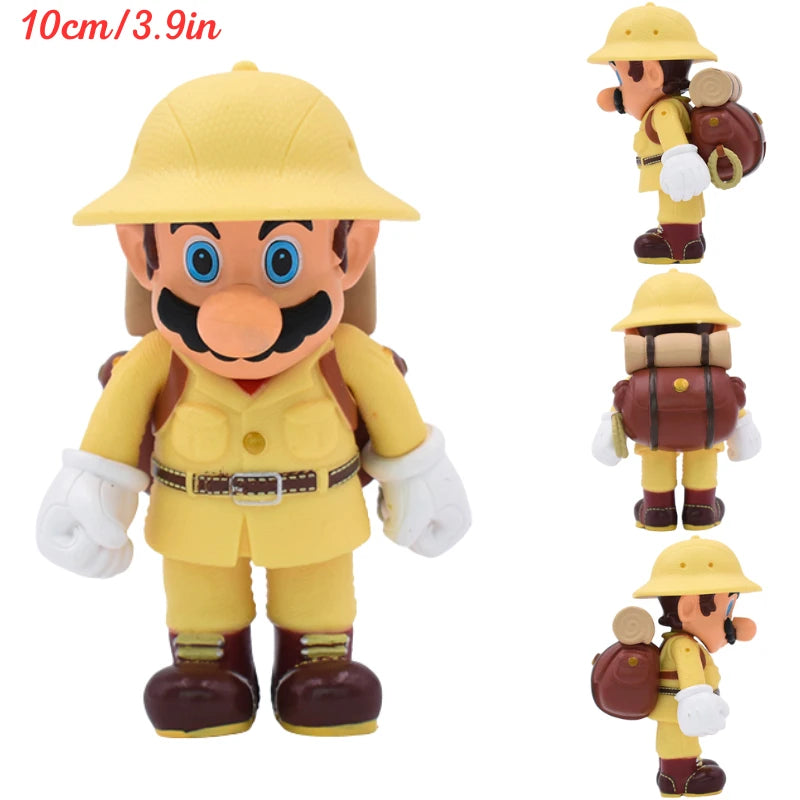 MARIO Series Princess Peach Bowser Cool PVC Action Figure Toys Mario Bros Koopa Troopa Donkey Kong Cappy Anime Model Dolls Gifts