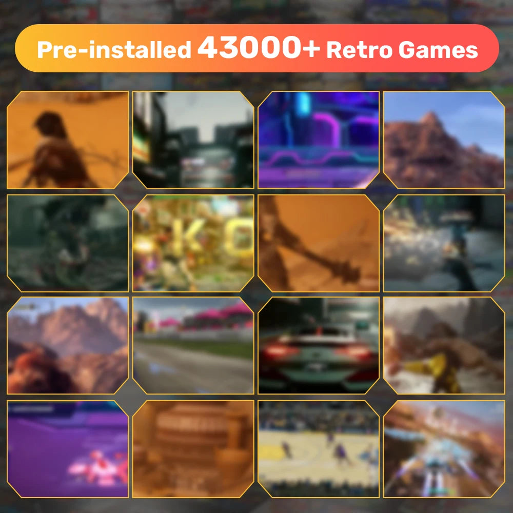 Gaming Stick with 43000+ Games for Xbox/Ps3/Ps2/Ps1/Saturn/Nds/N64/Dc Retro Game Consoles Plug&Play for Steamdeck/Win Pc&Laptop