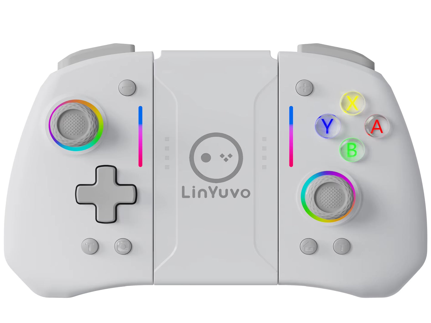 Wireless Joystic for Switch/Oled Support Wake Up, Gyro Axis, Turbo, Dual Vibration with Dazzling Lights KS42