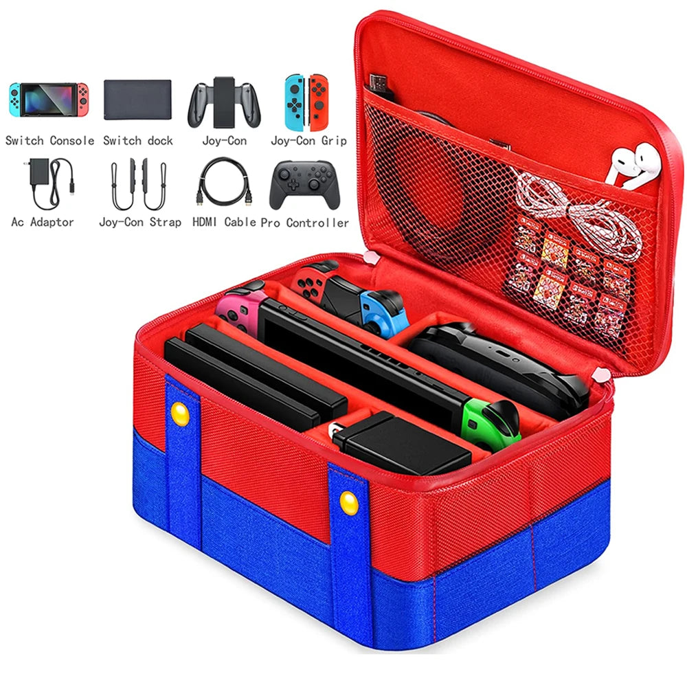 Switch Case for Nintendo Switch Portable Waterproof Hard Protective Storage Bag for Nintendo Switch Console & Game Accessories