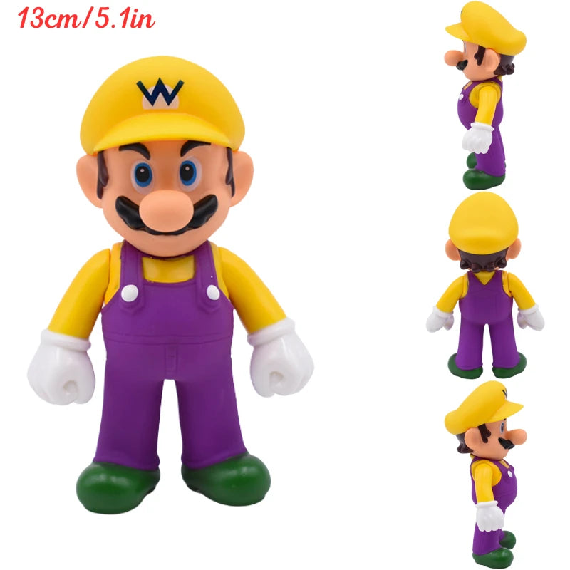 MARIO Series Princess Peach Bowser Cool PVC Action Figure Toys Mario Bros Koopa Troopa Donkey Kong Cappy Anime Model Dolls Gifts