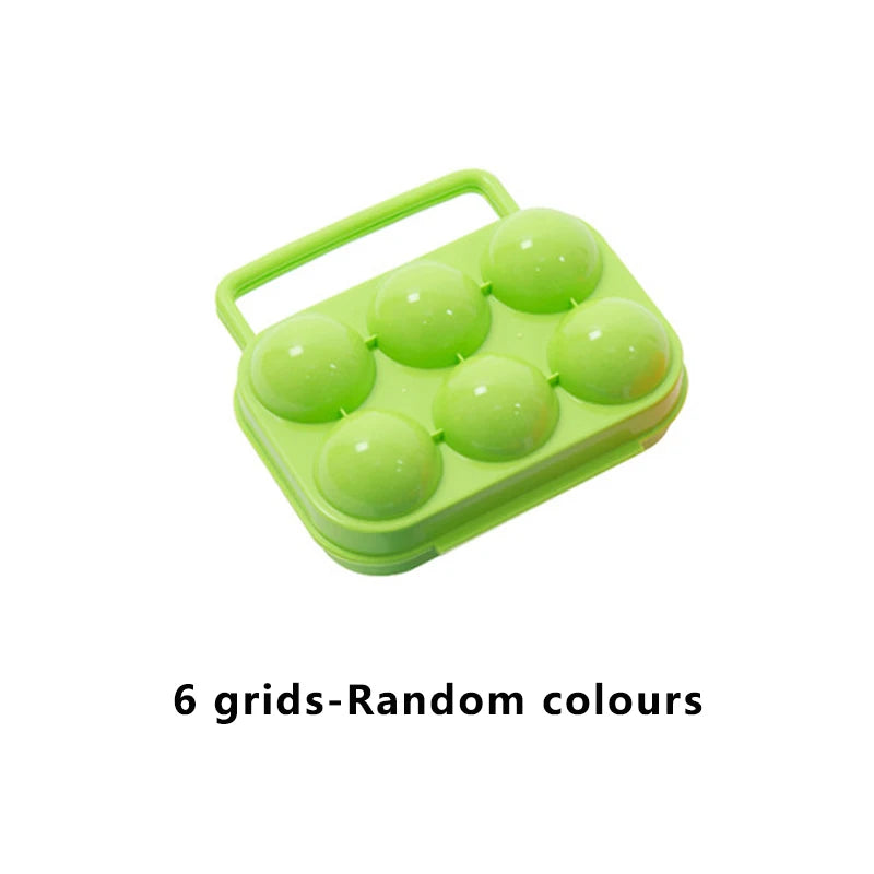 2 Grid Egg Storage Box Portable Egg Holder Container for Outdoor Camping Picnic Eggs Box Case Kitchen Organizer Case
