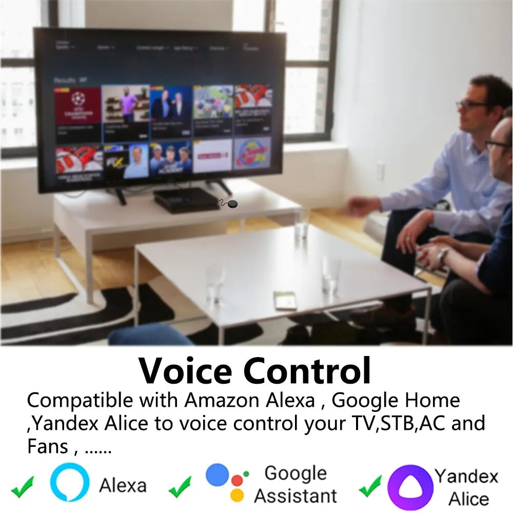 Wifi Smart IR Remote Control Smart Life APP Replace TV DVD AUD AC Remote Works with Alexa Google Home