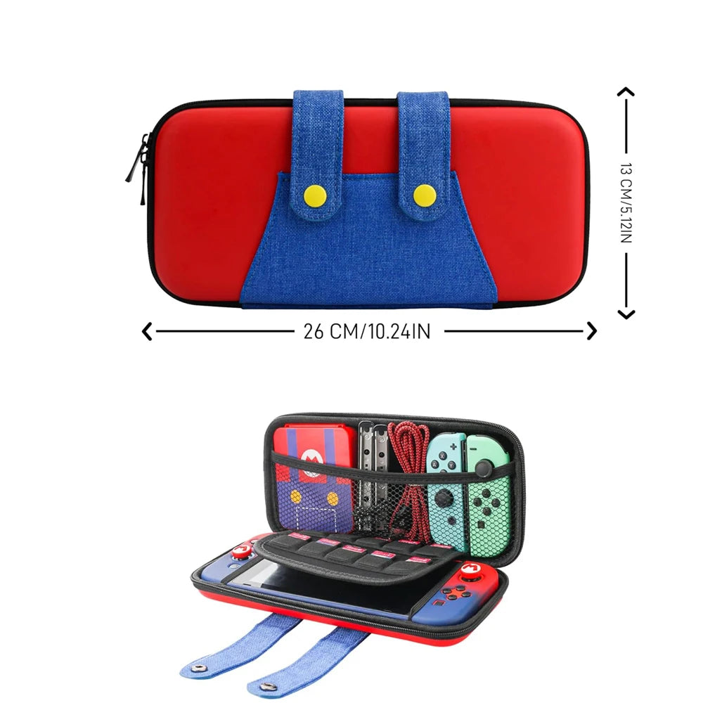 Large Carrying Protective Case for Nintendo Switch OLED Console Pro Controller Travel Storage Bag Case for Switch Accessories
