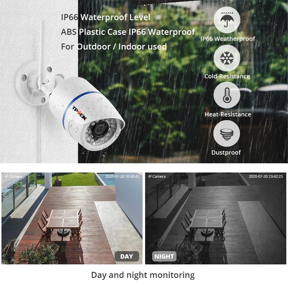4MP 1080P IP Camera Outdoor Wifi Home Security Camera Wireless Surveillance Wi Fi Bullet Waterproof IP Video HD Camara Camhi Cam