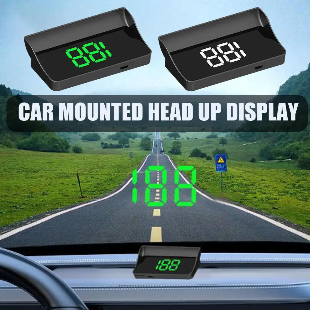 Car Head up HD Display GPS Speedometer Speed KMH Digital HUD Windshield Projector for All Cars Auto Electronics Accessories