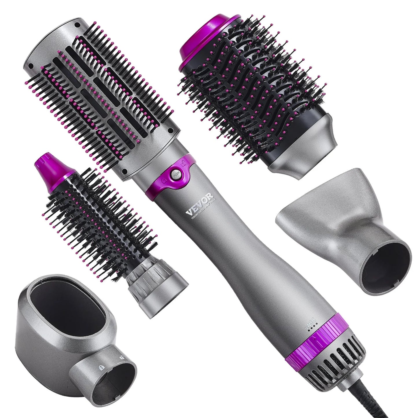 Hair Dryer Brush 5-In-1 Hot Hair Styler Upgraded Negative Ion for Curling