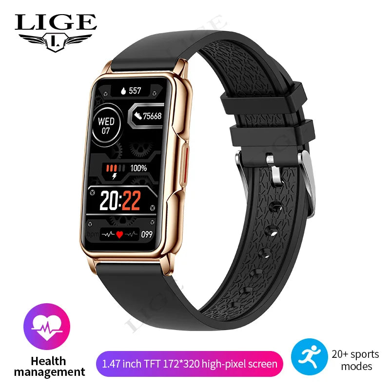 Android IOS Smart Bracelet Women Smartwatch Men Heart Rate Blood Oxygen Waterproof Sport Smart Band Watch for Ladies +Gift